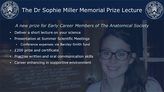 Dr Sophie Miller Memorial Prize Lecture_Communications Flyer